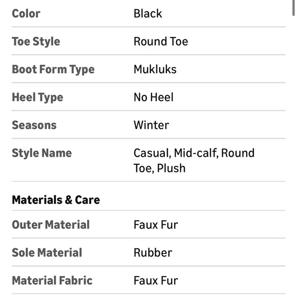 Amazon Black Furry Women's Boots - Picture 3 of 4